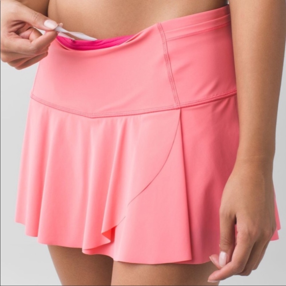 Lululemon 8 Hit Your Stride Skirt Pink Lemonade 12”
